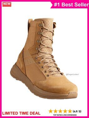 OTB M-Carbon 8 Tactical Combat Boots Leather Suede Slip-Resistant Military